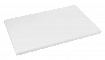 Доска разделочная Maco 530*325*18 мм, белая 53032518W